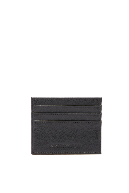 Emporio Armani Logo Leather Cardholder